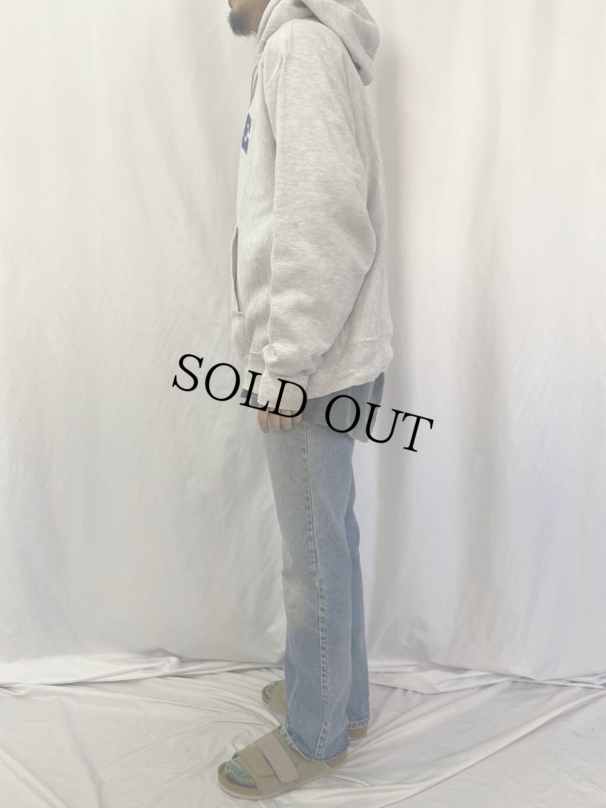 画像3: 00's Champion REVERSE WEAVE "ST.ROSE" プリントスウェットフーディー L (3)