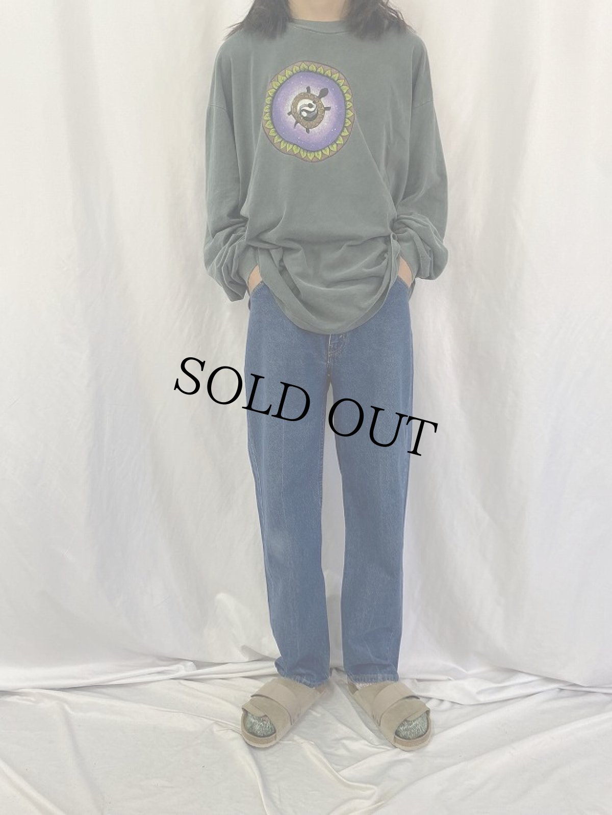 画像2: 90's Levi's 505 USA製 オレンジタブ デニムパンツ W35 (2)