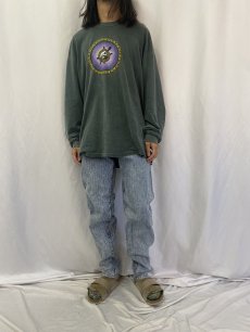 画像2: 90's Levi's 550 USA製 ストライプ柄 デニムパンツ W34 (2)