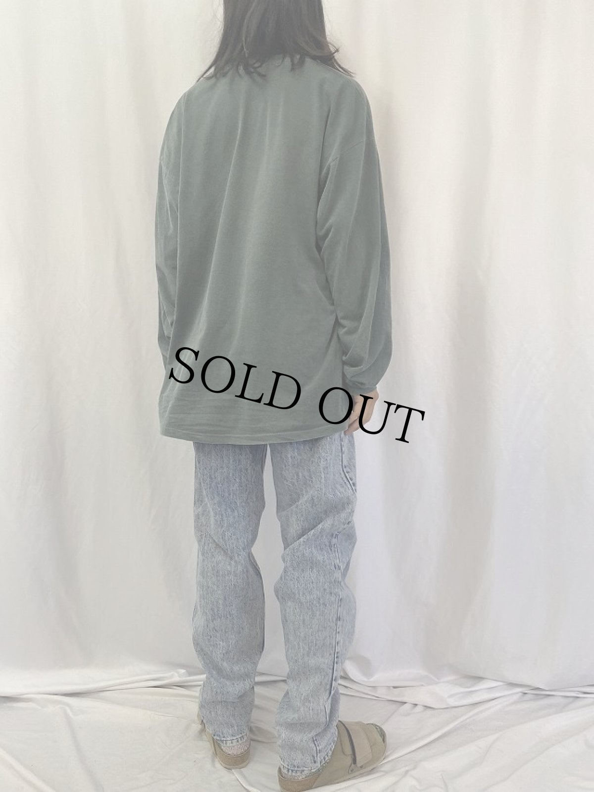 画像4: 90's Levi's 550 USA製 ストライプ柄 デニムパンツ W34 (4)