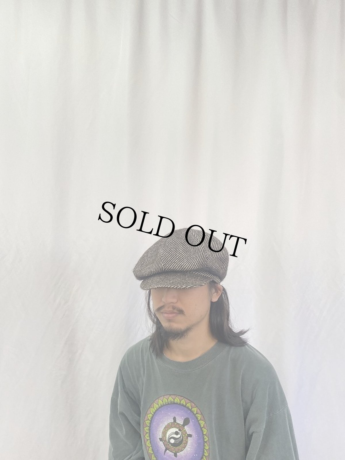 画像2: YOHJI YAMAMOTO JAPAN製 SAMPLE ツイードキャスケット (2)