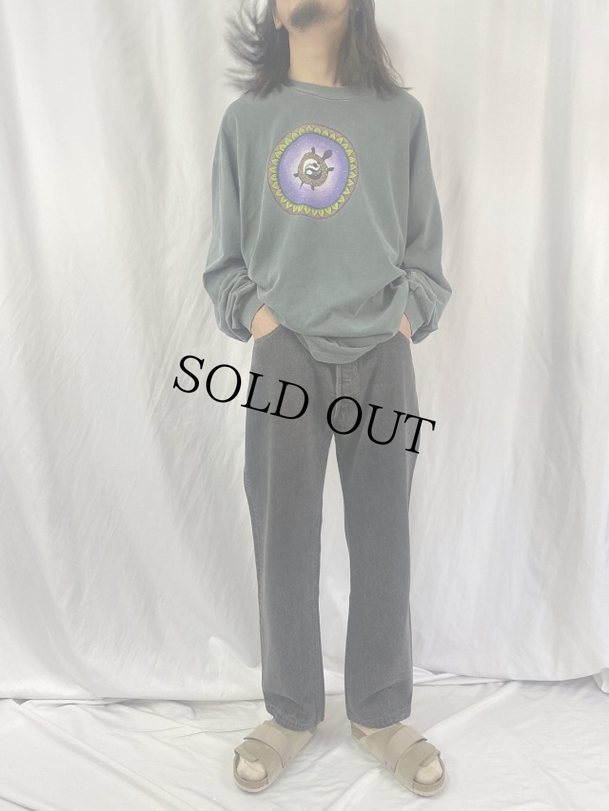 画像2: 90's Levi's 501 USA製 ブラックデニムパンツ W31 (2)