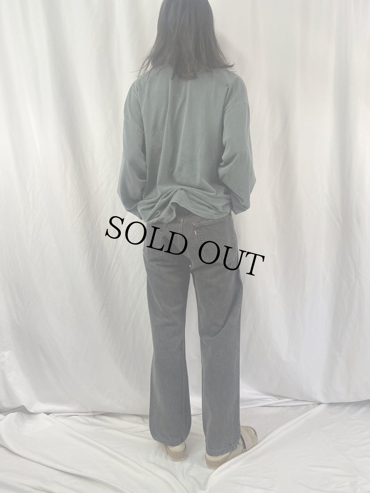 画像4: 90's Levi's 501 USA製 ブラックデニムパンツ W31 (4)