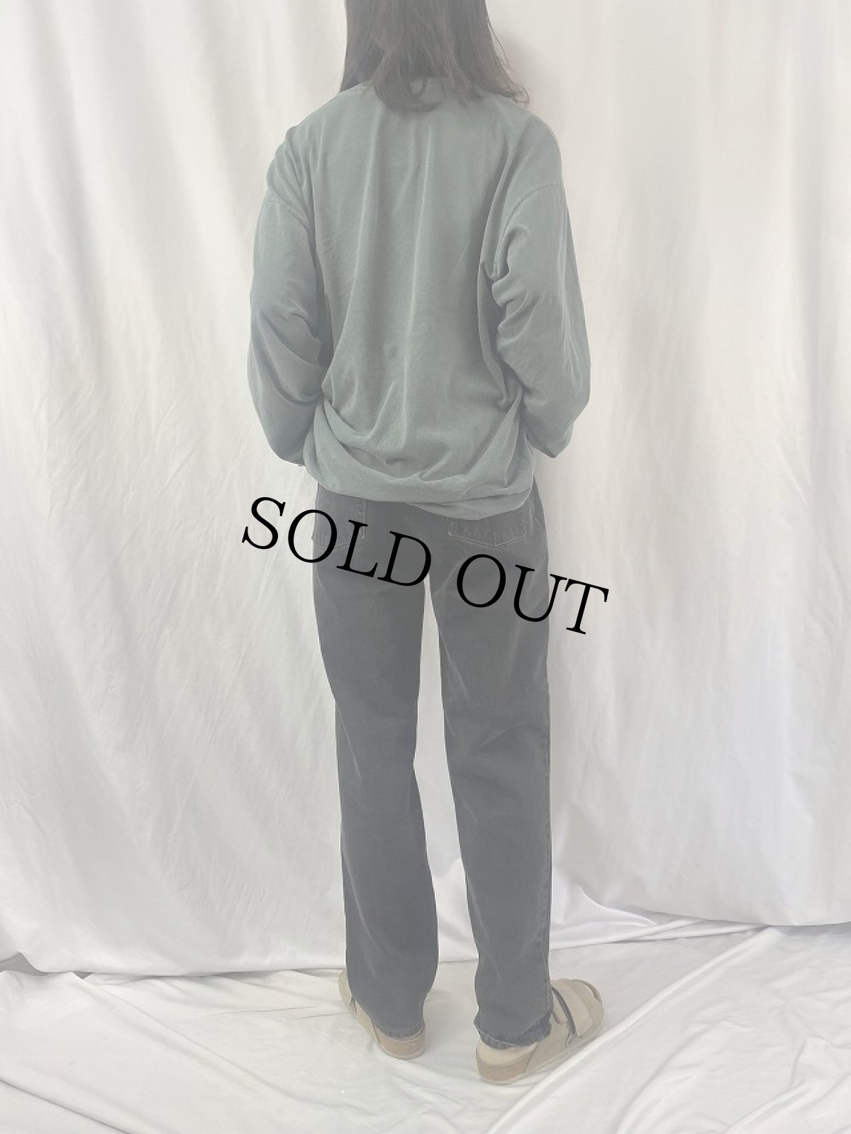 画像4: 90's Levi's 5 USA製 ブラックデニムパンツ W31 (4)