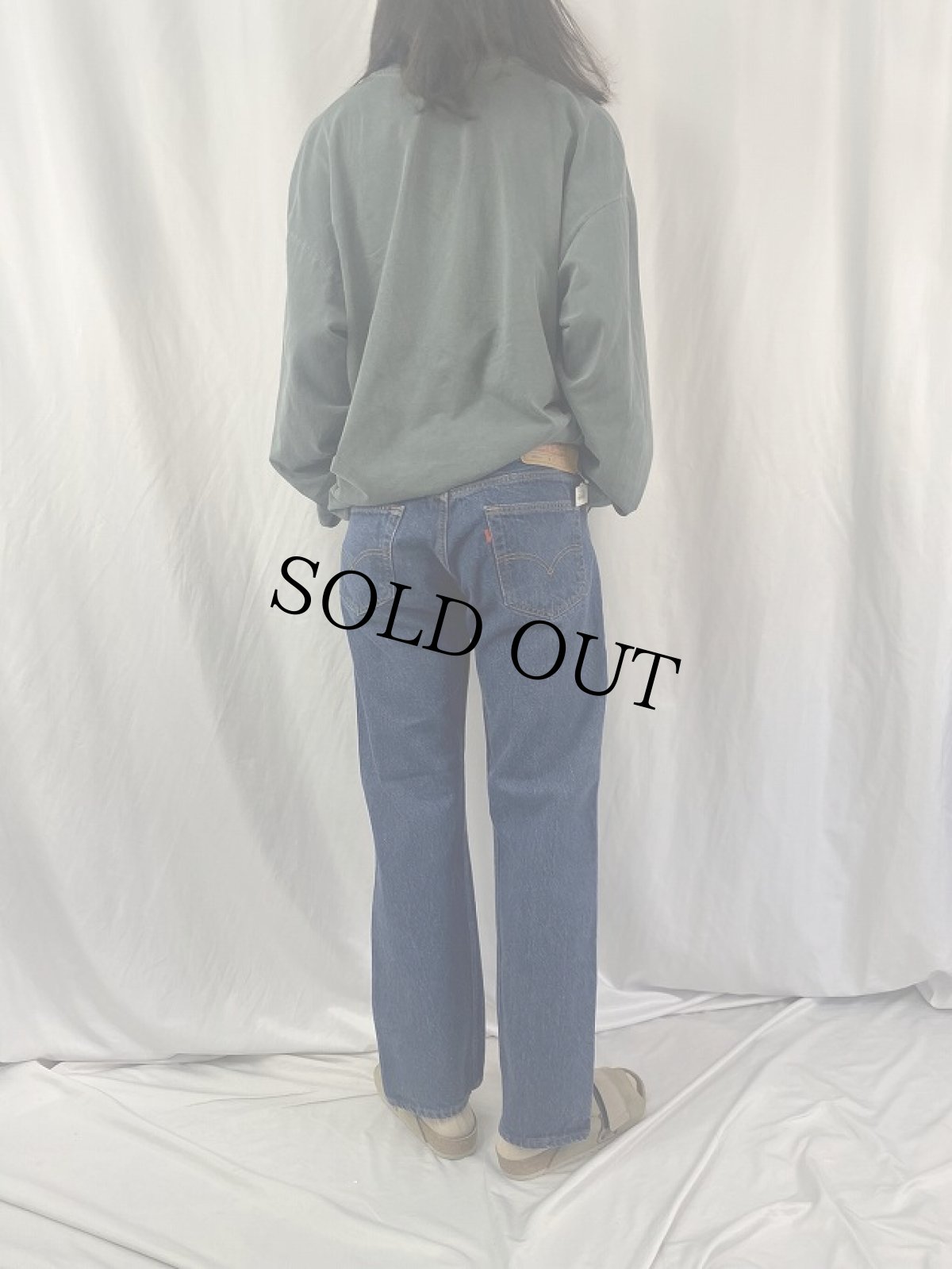 画像4: 90's Levi's 501 USA製 デニムパンツ W34 (4)