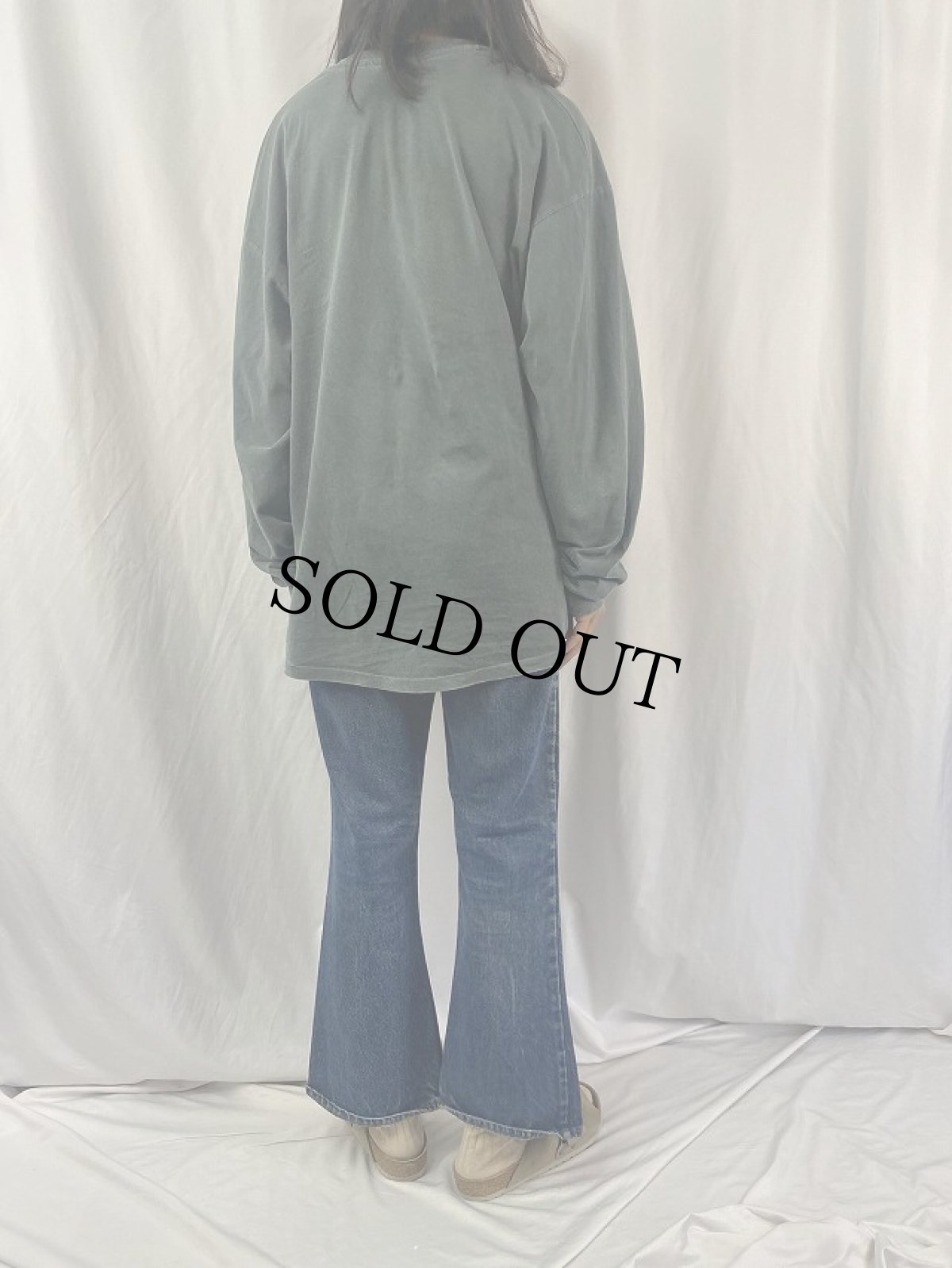 画像4: 70's Levi's 646-0217 オレンジタブ ベルボトムデニムパンツ W33 (4)