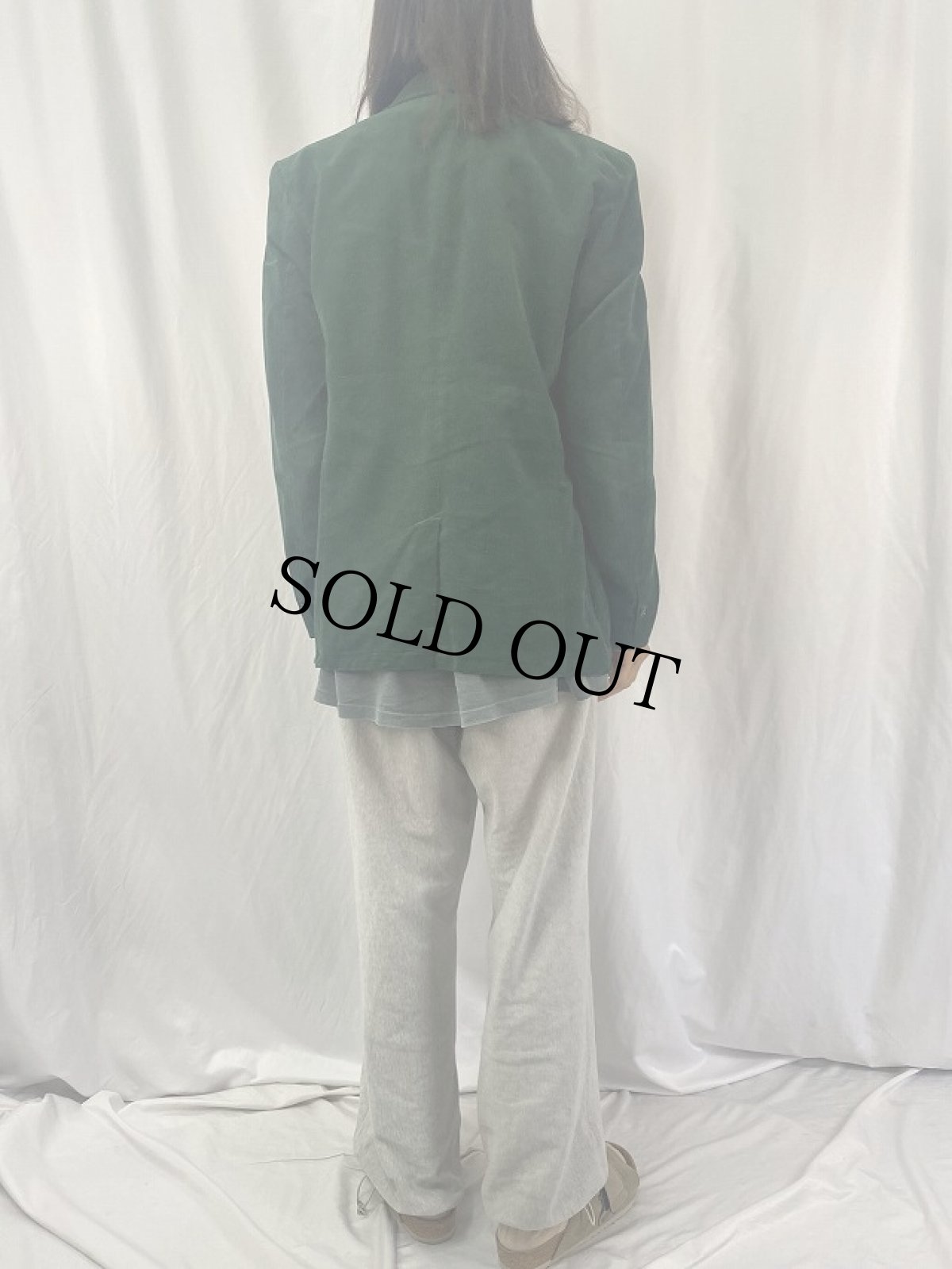 画像4: 50's CAMPUS コーデュロイテーラードジャケット SIZE40 (4)