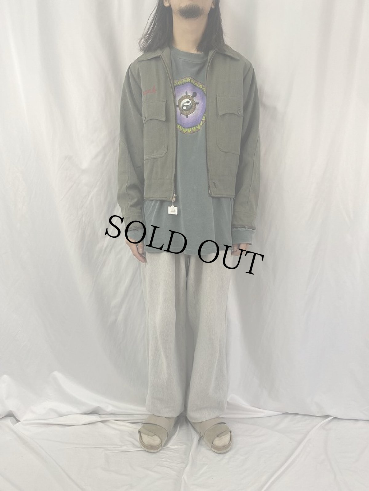 画像2: "Frank" 刺繍入り ウールジャケット (2)