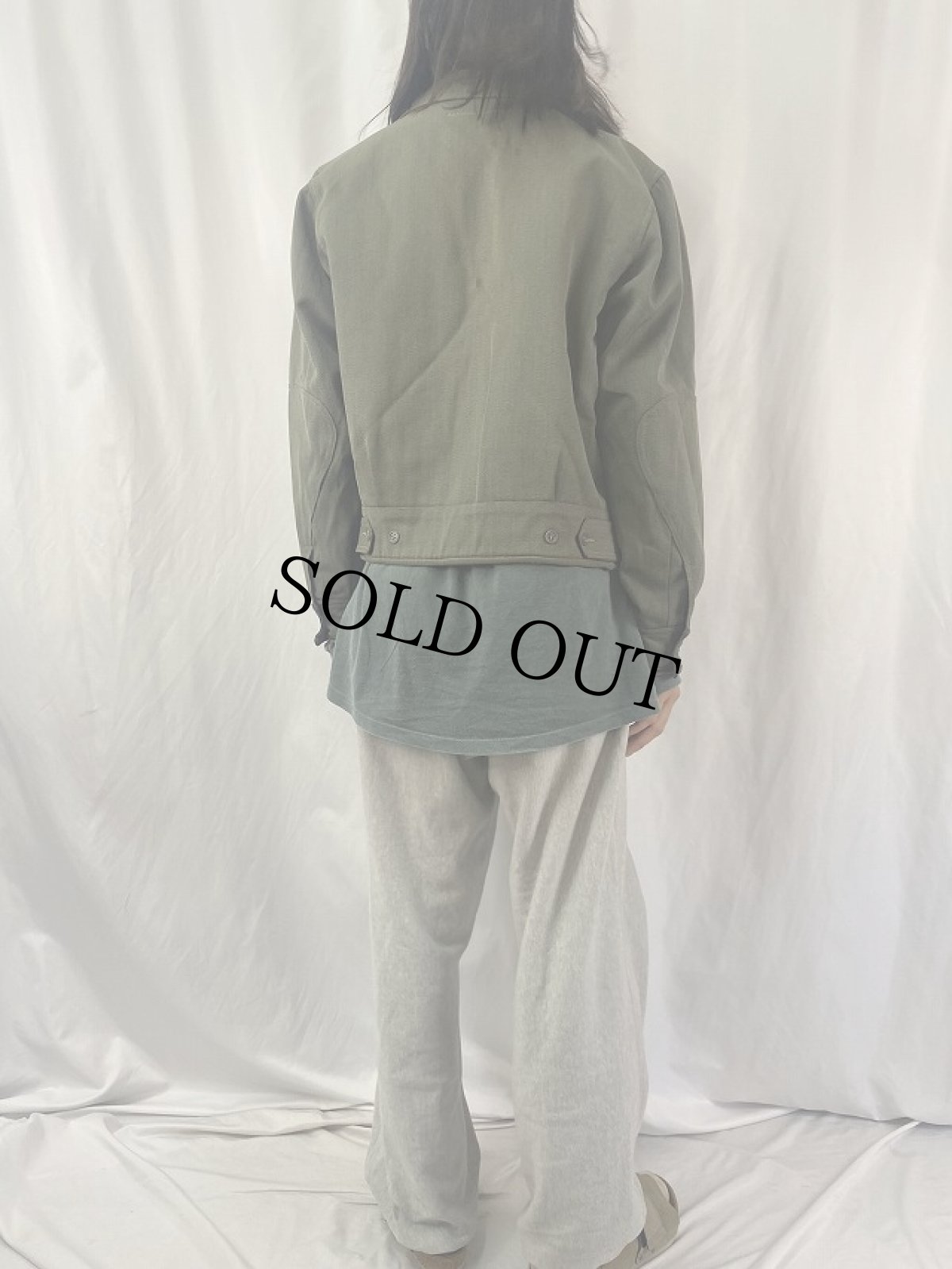 画像4: "Frank" 刺繍入り ウールジャケット (4)