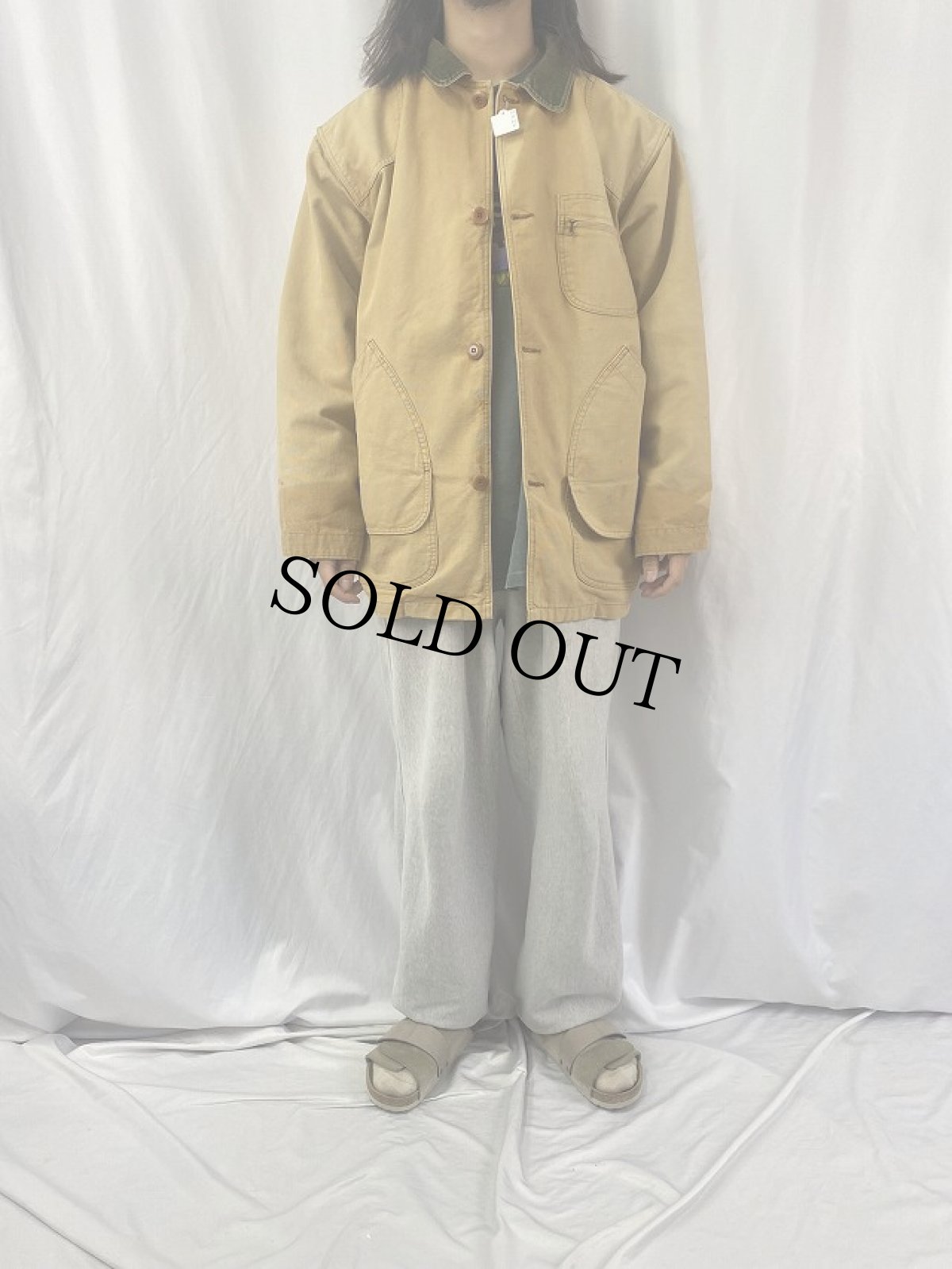 画像2: 80〜90's L.L.Bean ダックハンティングジャケット (2)