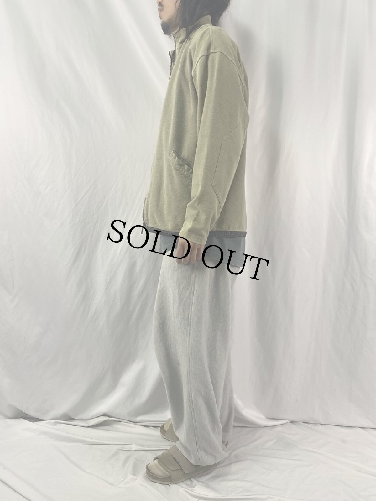 画像3: 90's Teva USA製 コットンジップジャケット S (3)