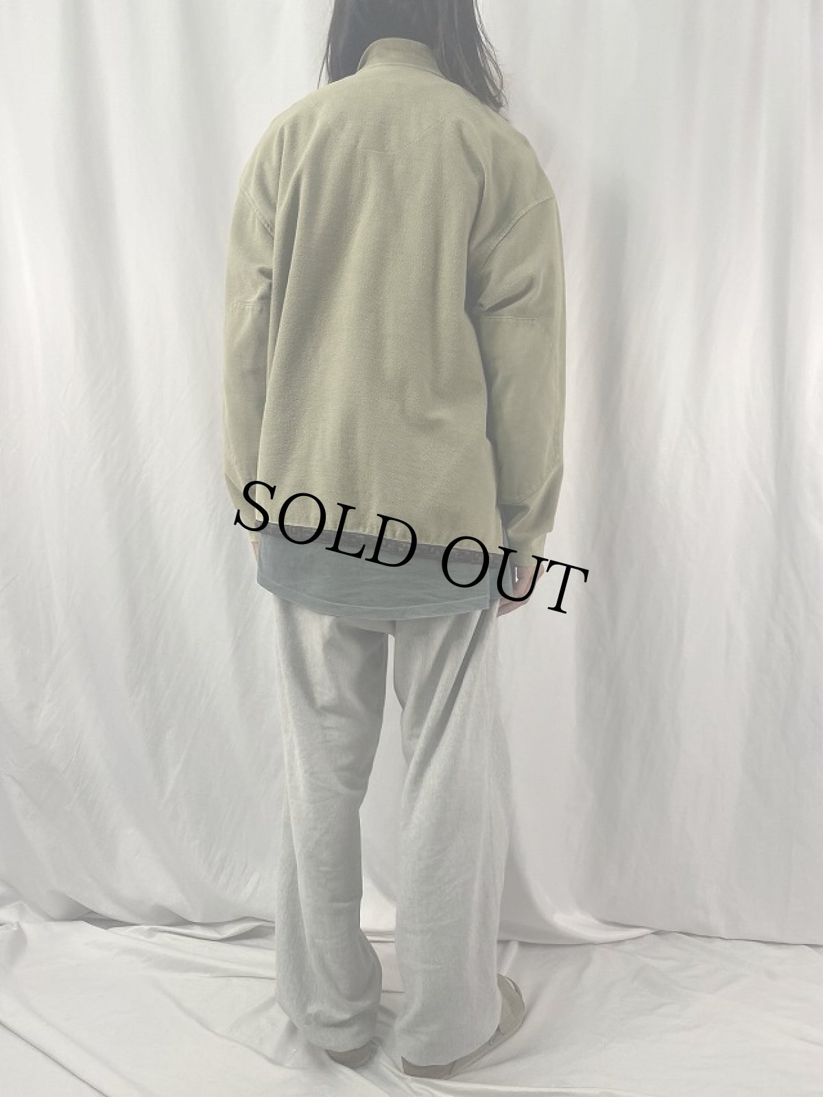 画像4: 90's Teva USA製 コットンジップジャケット S (4)