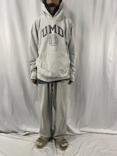 画像2: 90's Champion REVERSE WEAVE "UMD" プリントスウェットフーディー XXL (2)