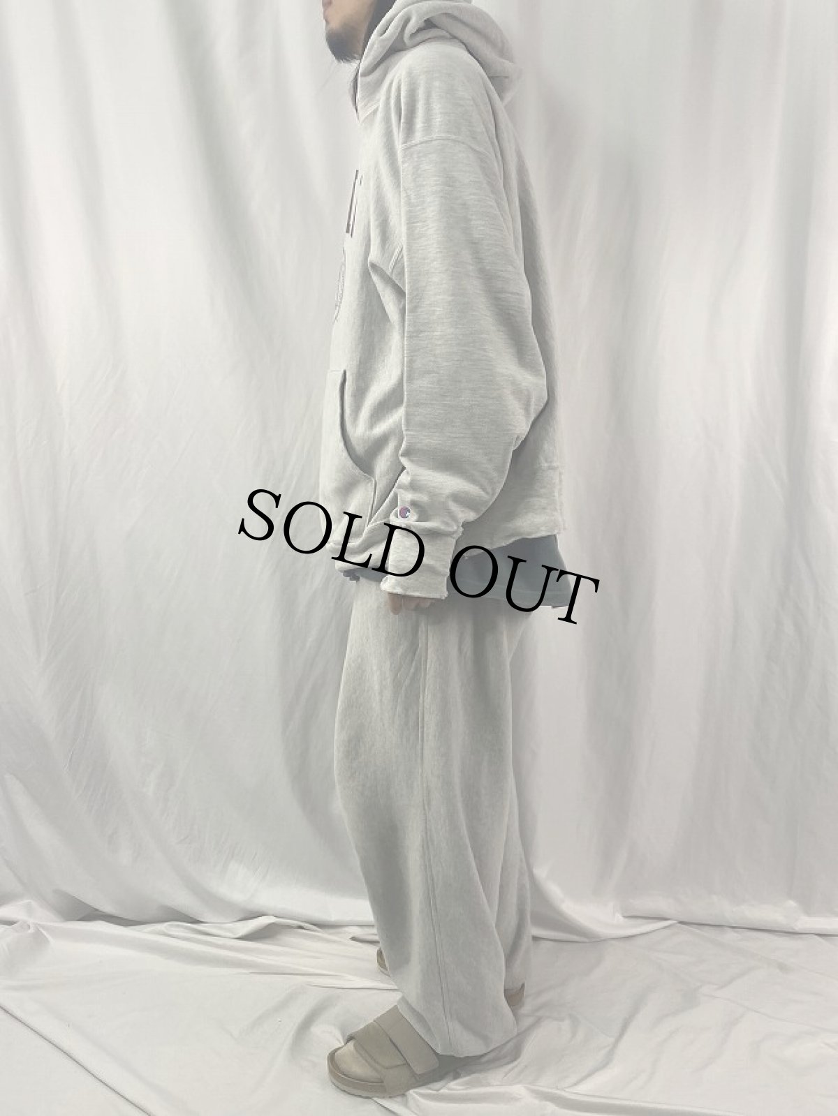 画像3: 90's Champion REVERSE WEAVE "UMD" プリントスウェットフーディー XXL (3)