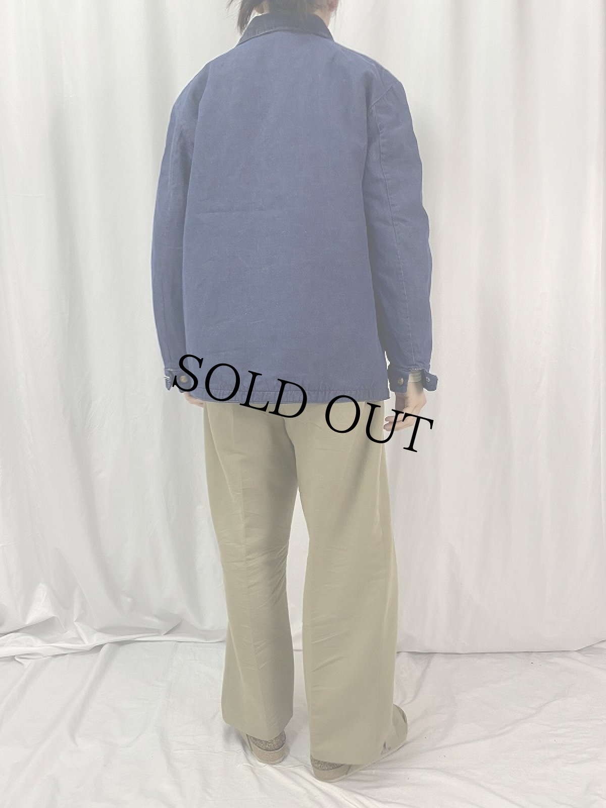 画像4: 70's Wrangler ブランケットライナー デニムカバーオール SIZE42 (4)