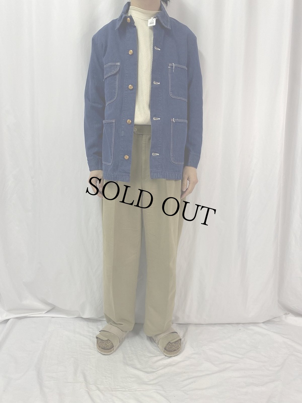 画像2: 70's Wrangler デニムカバーオール SIZE40 (2)