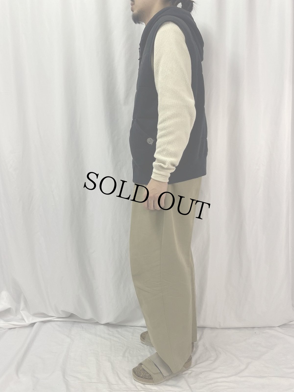 画像3: POLO Ralph Lauren ロゴ刺繍 フード付きベスト XL (3)