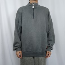 画像2: 90's RUSSELL ATHLETIC USA製 ハーフジップスウェット XXL (2)