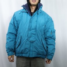 画像2: 90's MIGHTY-MAC コットン×ポリエステル ダウンジャケット M (2)