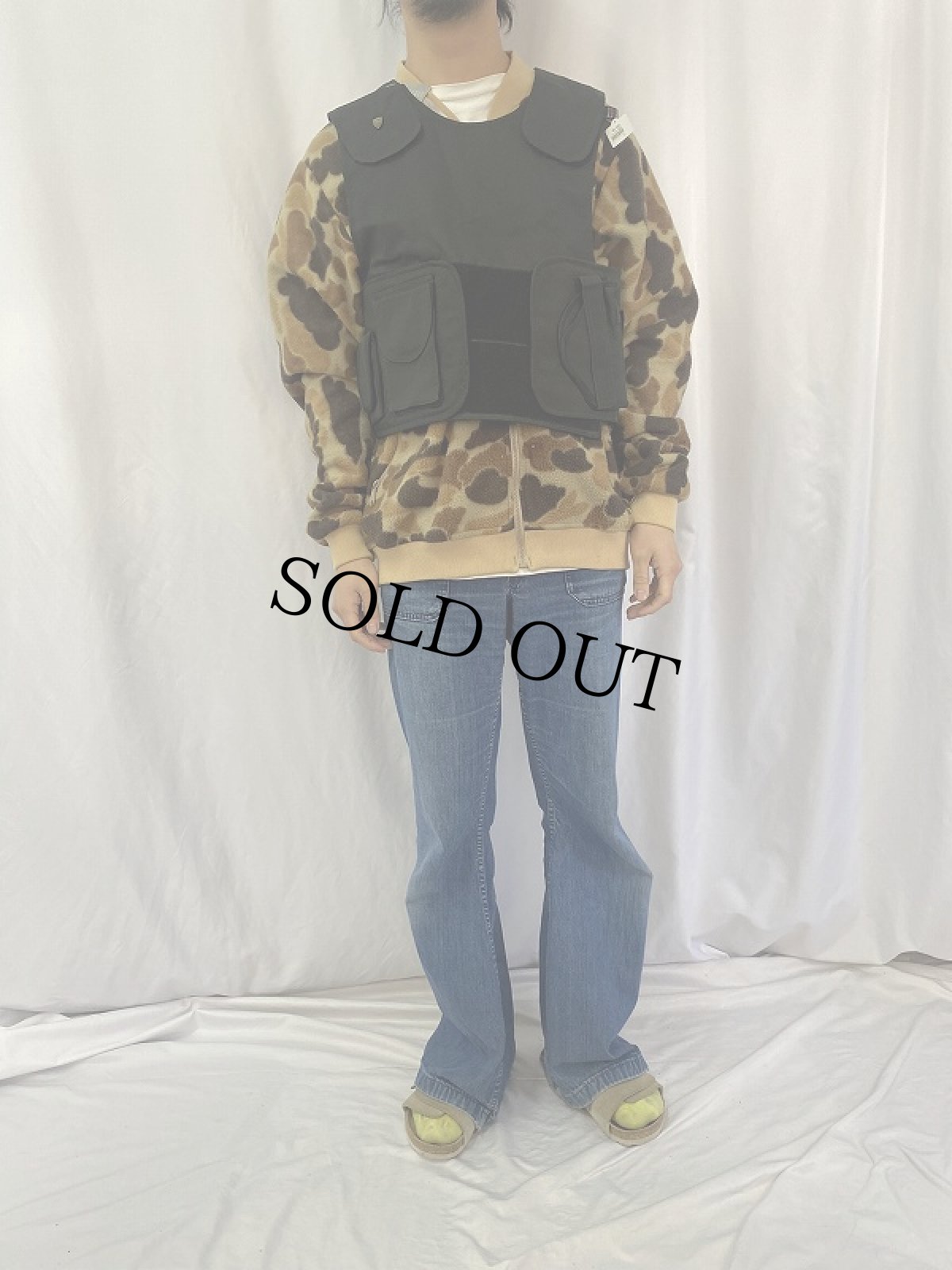 画像2: Miguel Caballero SILVER ボディアーマーベスト DEADSTOCK (2)