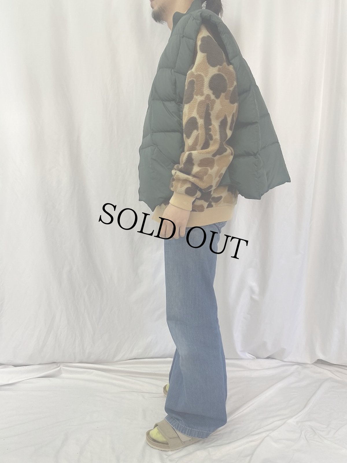 画像3: 90's〜 Cabela's ダウンベスト 3XL (3)