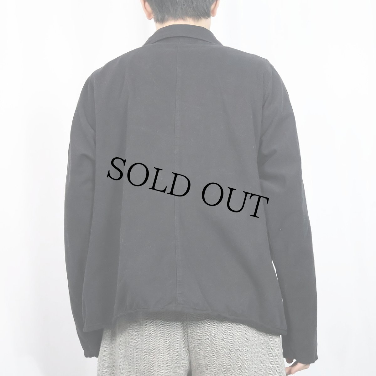 画像3: 90's EZZE WEAR CANADA製 コットンジャケット BLACK XL (3)