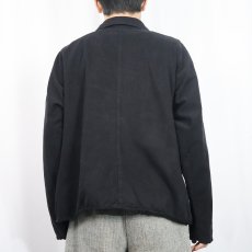 画像3: 90's EZZE WEAR CANADA製 コットンジャケット BLACK XL (3)