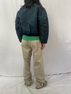 画像5: 民間品 ALPHA INDUSTRIES,INC. MA-1 フライトジャケット NAVY X-LARGE (5)