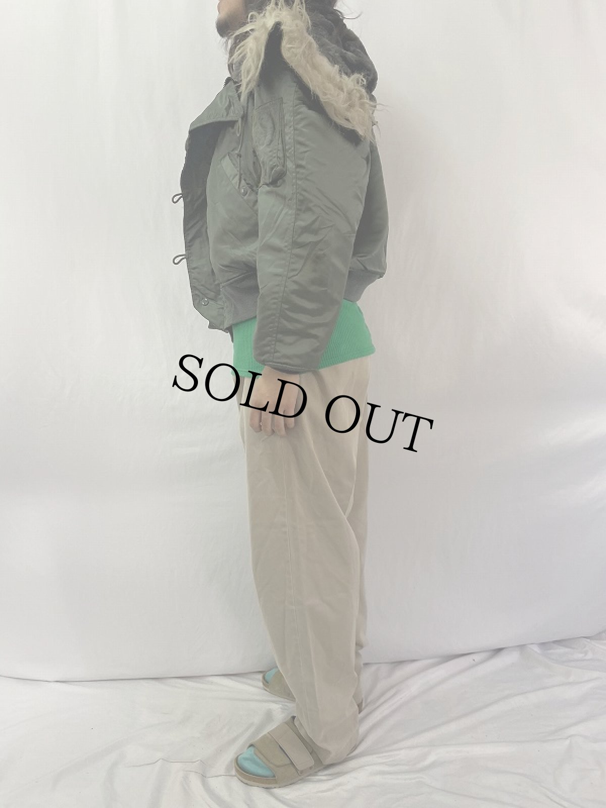 画像3: 70's U.S.AF N-2B フライトジャケット MEDIUM (3)