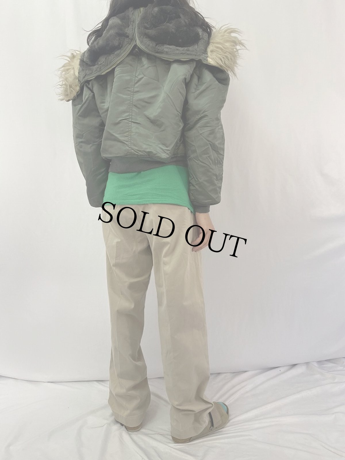 画像4: 70's U.S.AF N-2B フライトジャケット MEDIUM (4)