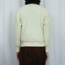画像3: 80's Wear Guard USA製 中綿入り キルティングスウェット M (3)