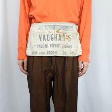 画像2: VINTAGE "VAUGHAN'S" キャンバスツールエプロン (2)