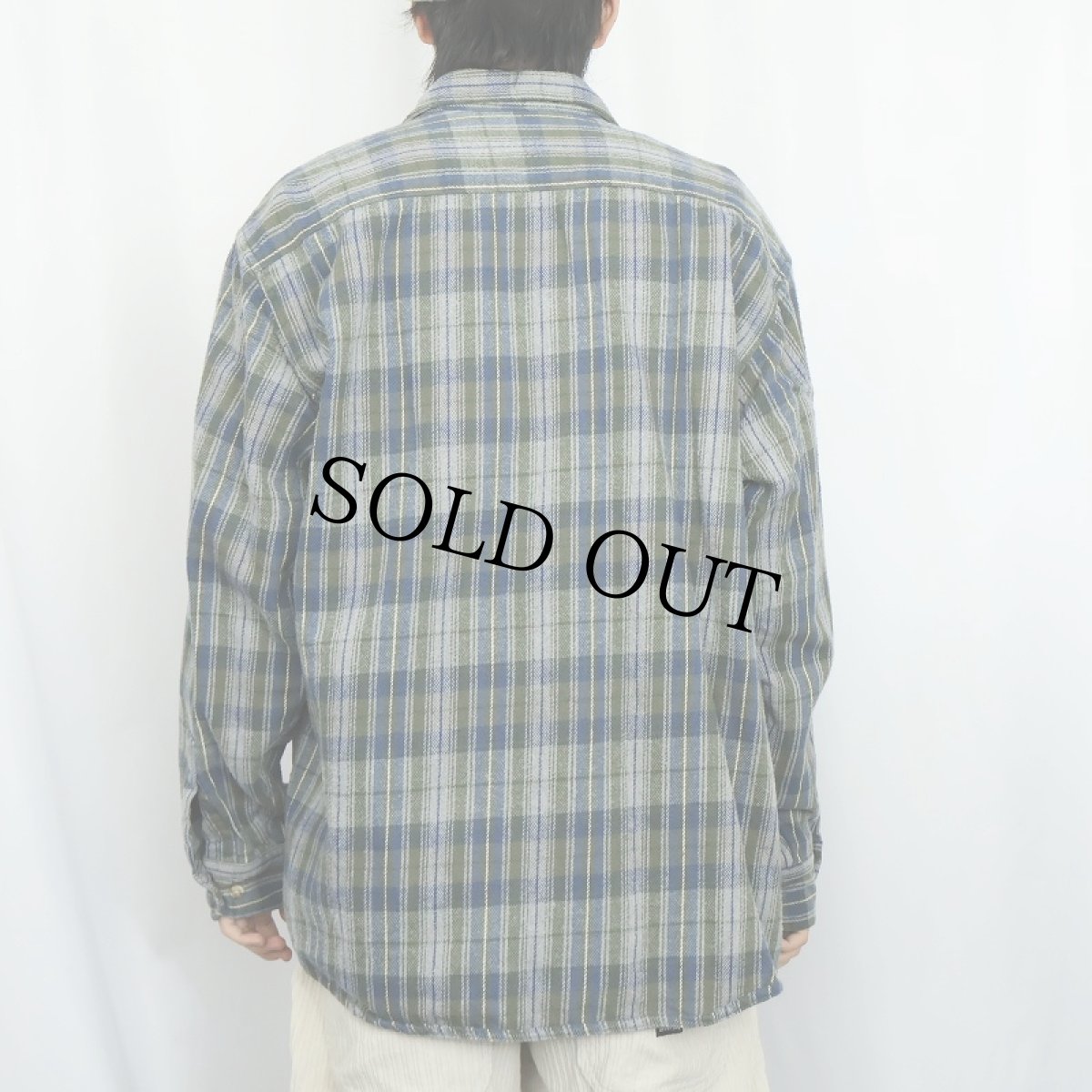 画像3: 80〜90's FIELD&STREAM チェック柄 ヘビーネルシャツ XL (3)