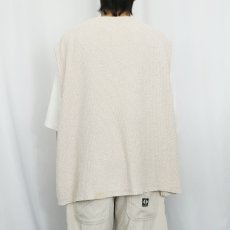 画像3: 90's Eddie Bauer USA製 コットンニットベスト XL (3)