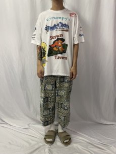 画像2: USA製 試し刷り企業ロゴプリントTシャツ XL (2)