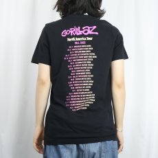 画像4: GORILLAZ "North America Tour" ロックバンドツアーTシャツ BLACK M (4)