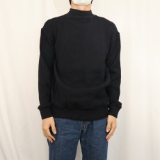 画像2: 70's U.S.NAVY GOBウールニットセーター NAVY LARGE (2)