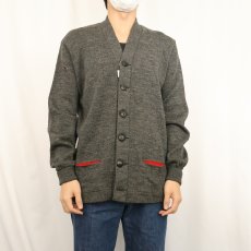 画像2: 50's Dehen レタードニットカーディガン (2)