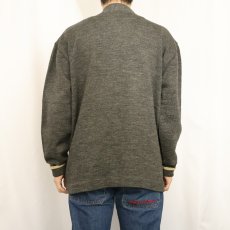 画像3: 50〜60's Kandel レタードニットカーディガン (3)