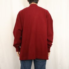 画像3: 50's HOSIERY COMPANY 猫目ボタン ウールニットカーディガン (3)