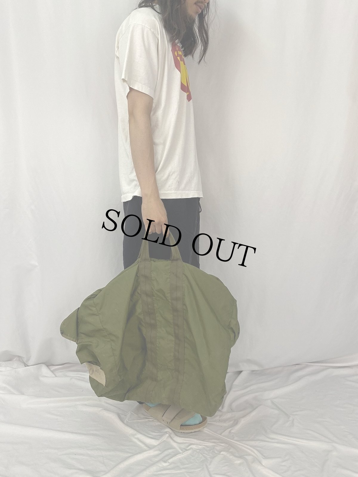 画像2: 70's CANADIAN ARMY パラシュートバッグ (2)