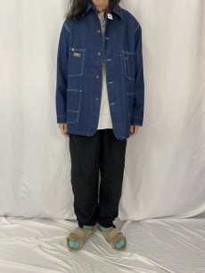 画像2: 80's OSHKOSH USA製 デニムカバーオール SIZE42R (2)