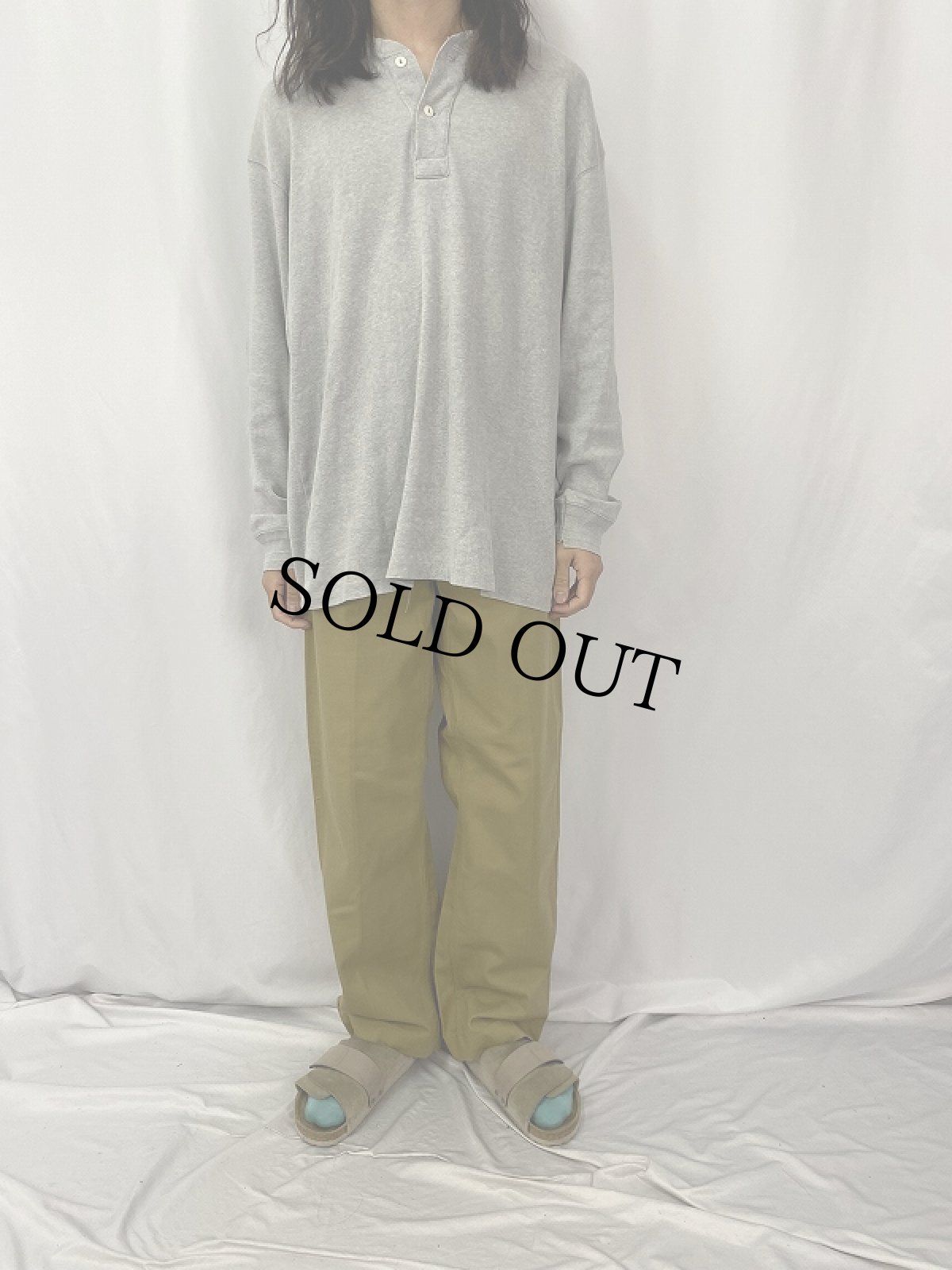 画像2: 40's Canadian Army コットンツイル トラウザーズ W31 (2)