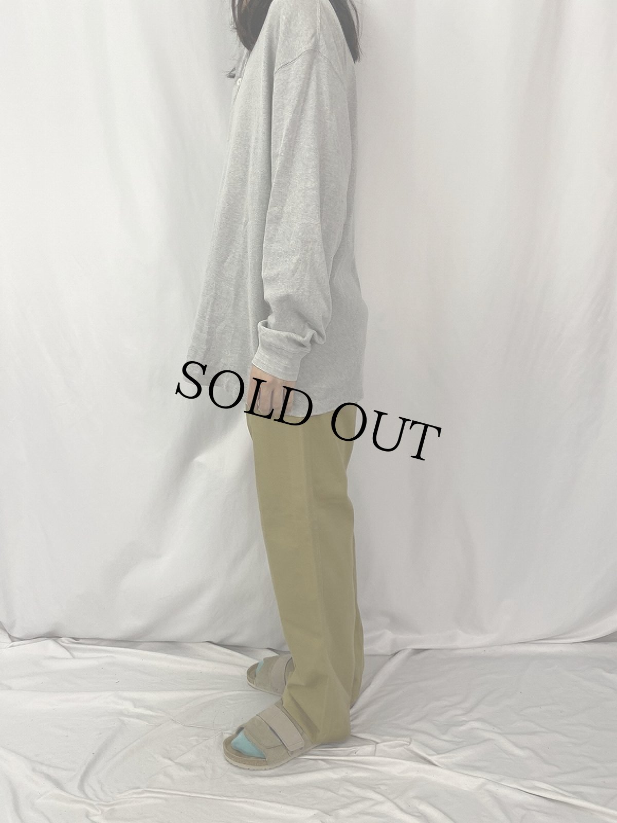 画像3: 40's Canadian Army コットンツイル トラウザーズ W31 (3)