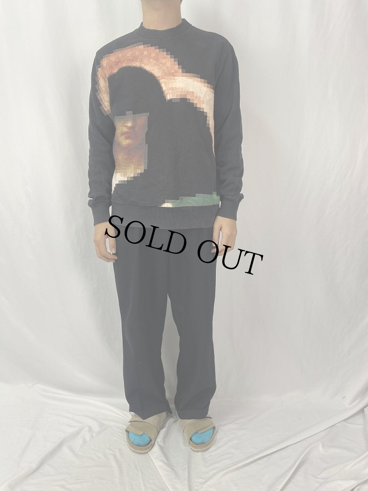 画像2: GIVENCHY マリア モザイクプリントスウェット S (2)