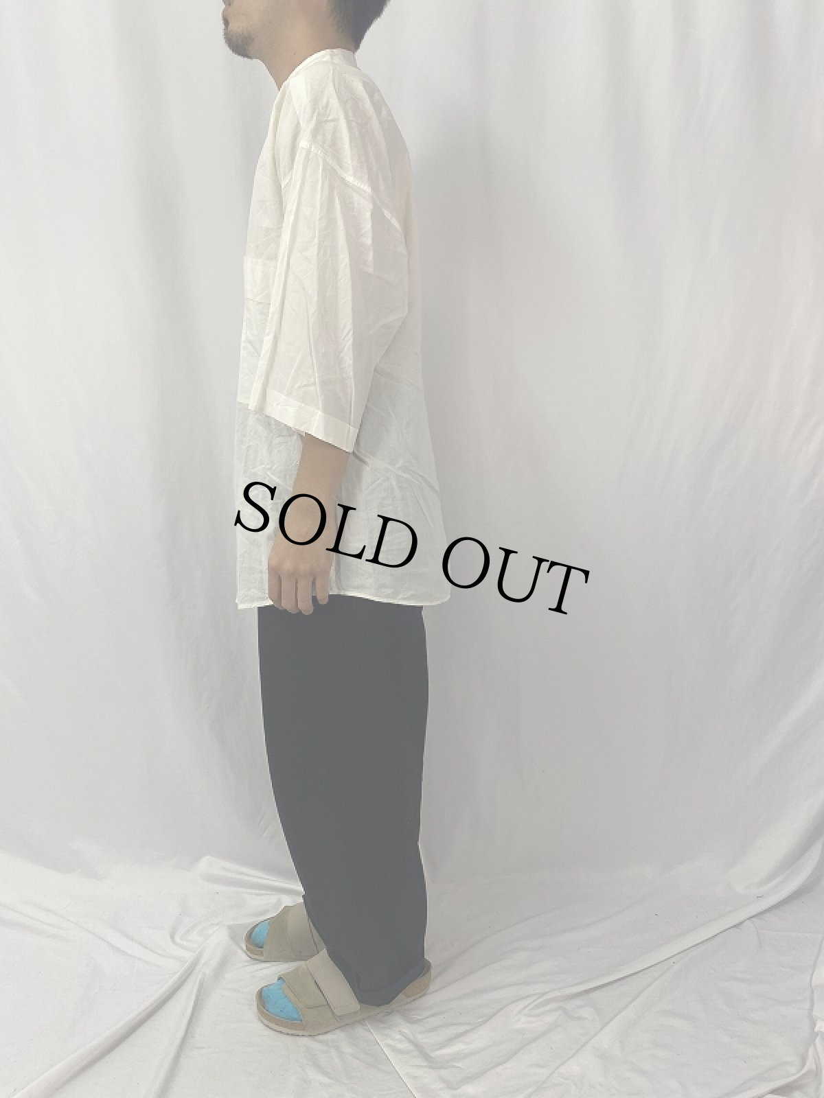 画像3: 70〜80's Gianni Versace ITALY製 バンドカラーシャツ (3)