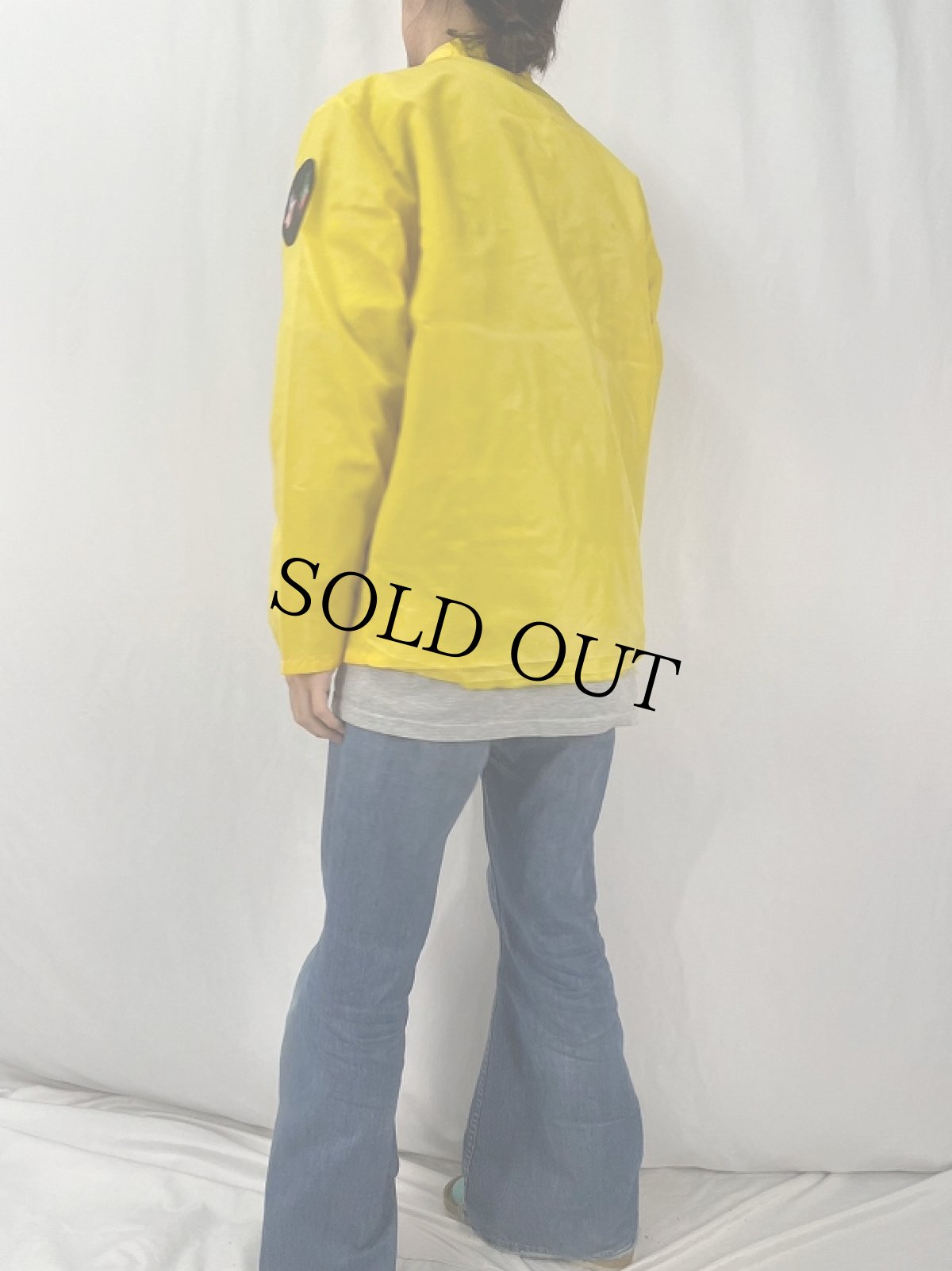 画像4: 70's〜 Kmart ワッペン付き ナイロンレーシングジャケット M (4)