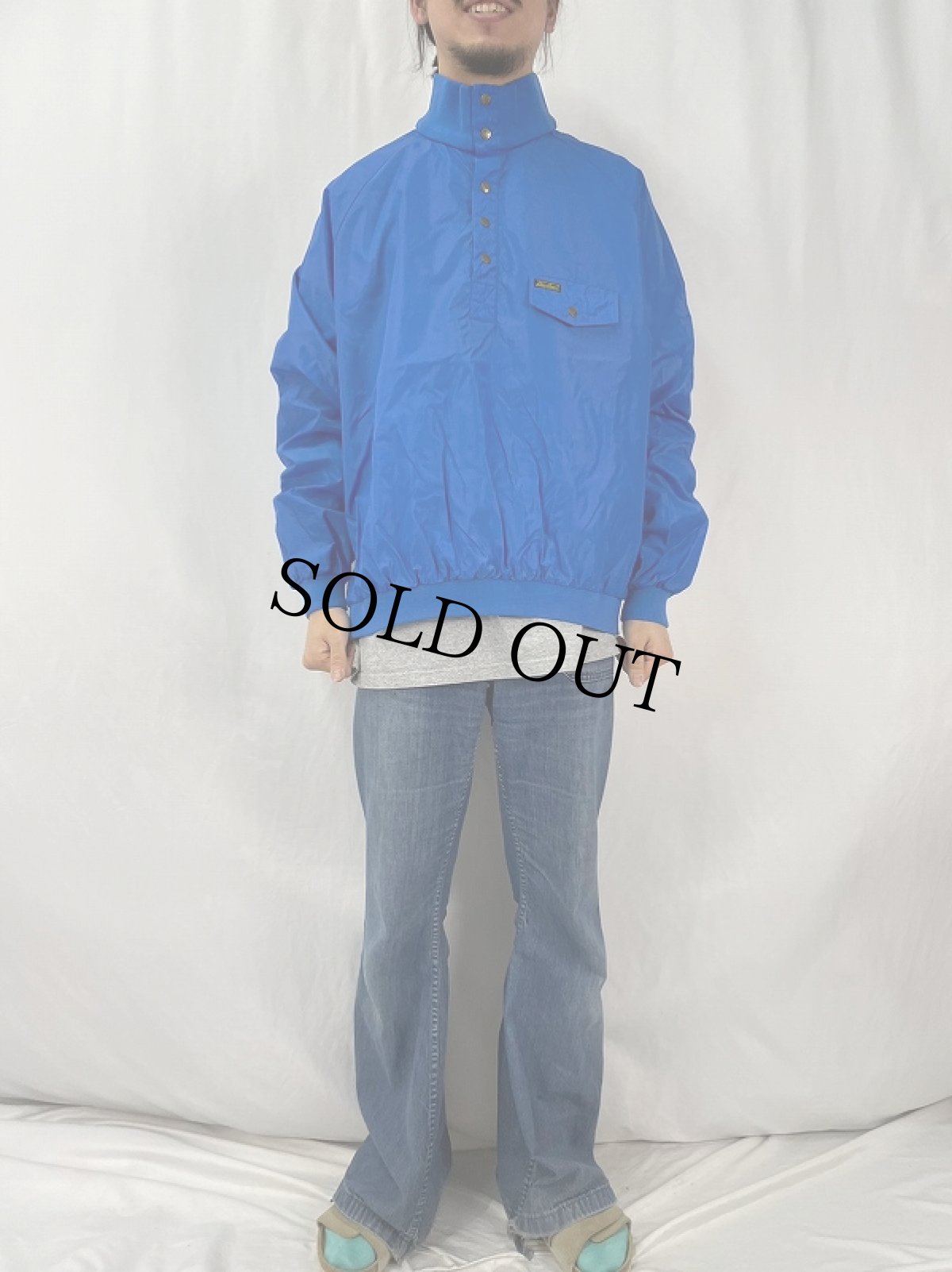 画像2: 80's Eddie Bauer ナイロンプルオーバージャケット XXL (2)