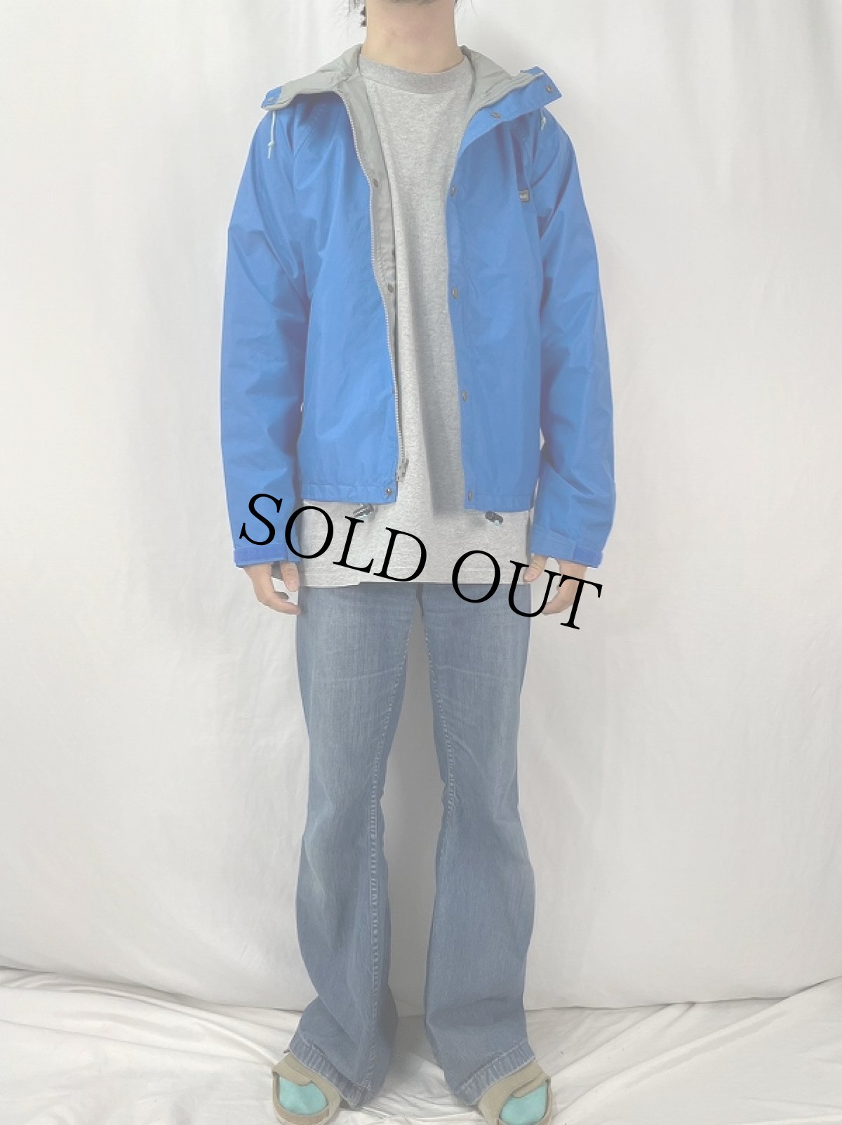 画像2: 90's THE NORTH FACE "Windy Pass" GORE-TEX ナイロンパーカー M (2)