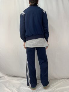 画像4: 80's adidas ロゴ刺繍トラックジャケット/パンツ SETUP XL (4)